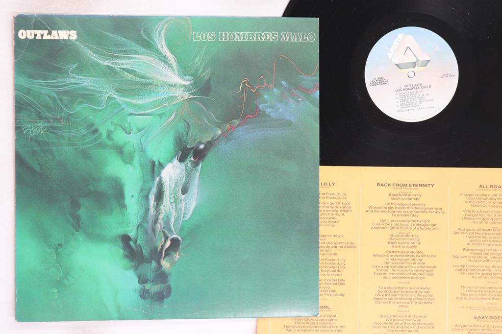 LP Record OUTLAWS  Los Hombres Malo AL9584 ARISTA 1982 US Rock Used