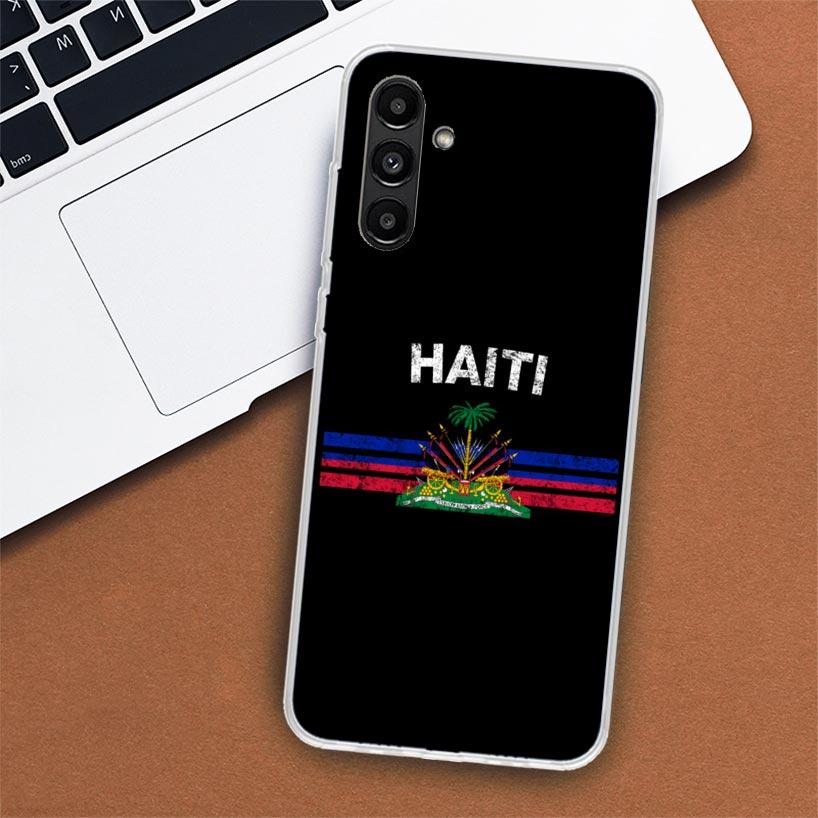 Haiti Haitian Flag Phone Case For Samsung Galaxy A02S A12 A22 A32 A42 A52 A72 A51 A50S A71 A41 A31 A21S A70S A40 A30S A20E A10S