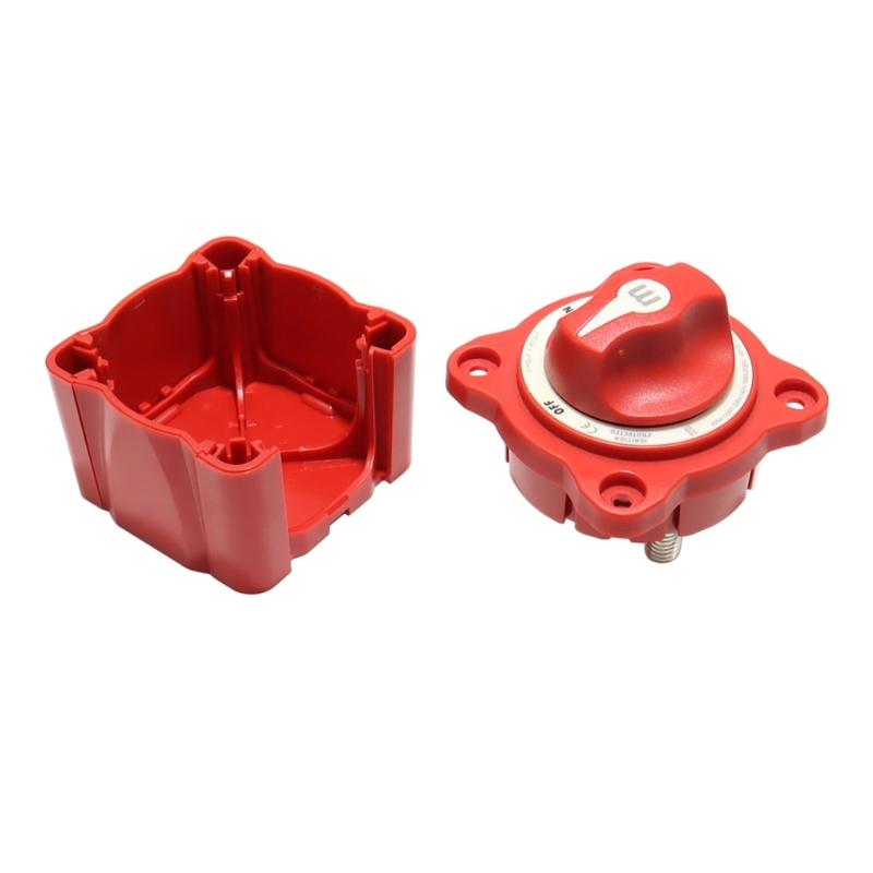 Power Battery ON/Off Disconnect Switch 300A Ignition Protected Heavy Duty Cutoff Switch for - -Marine & Automotives-