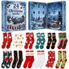 Christmas Socks Advent Calendar 12 Days Double Open Box Holiday Gift Set