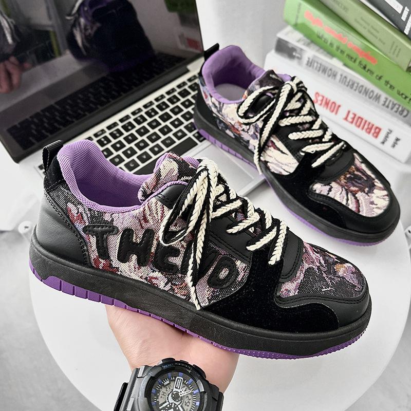 

Мужские кроссовки, повседневная спортивная обувь для мужчин, легкая парусиновая дышащая обувь на плоской подошве, мужская черная теннисная обувь на плоской подошве, Zapatillas Hombre 44 фиолетовый