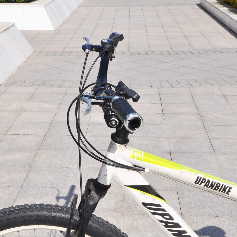 UPANBIKE Sykling Terrengsykkel Sykkel Styrefelt 700mm Riser Bar Styrefelt 31.8mm (Svart)