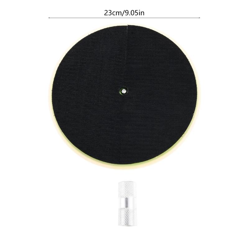 360 Degree Rotary Round Poles Sander For Ceiling Wall Preps With Quick Changing Hook Rings Replacement System