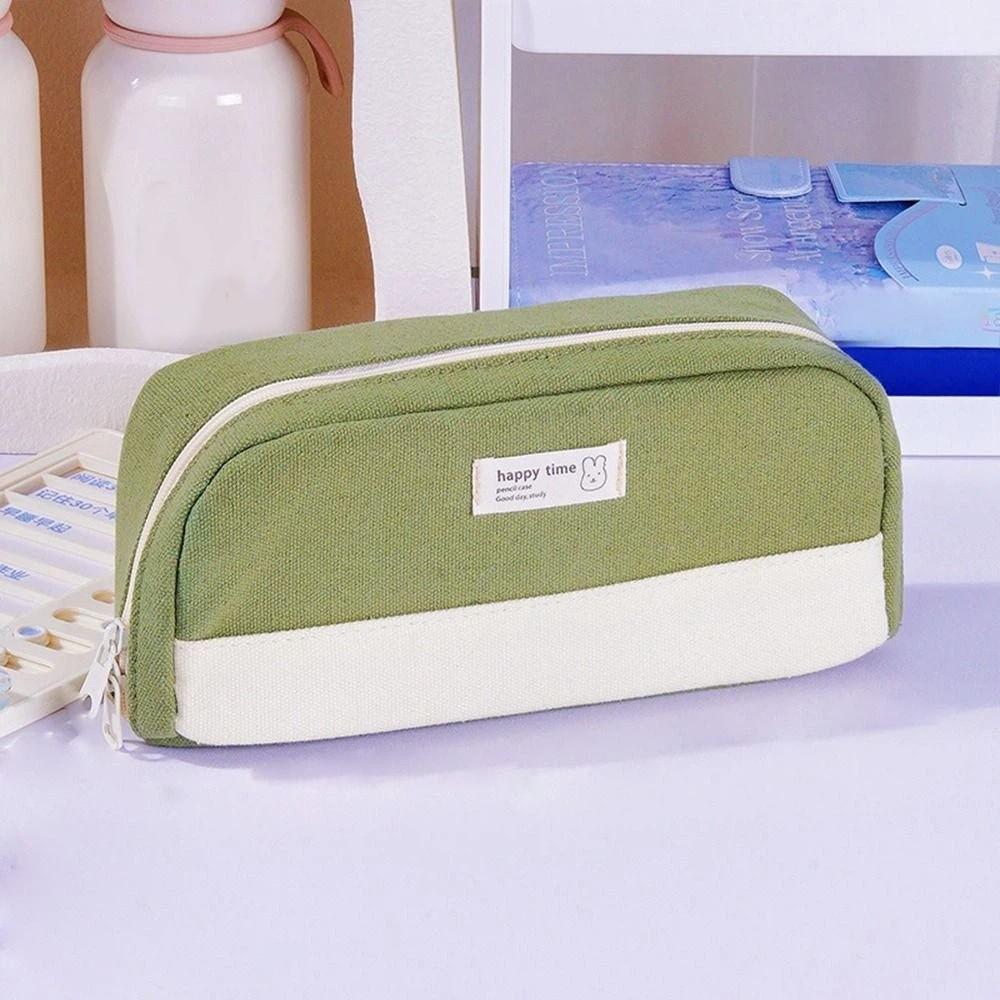Desktop Organizer Pencil Bag Large Capacity Storage Bag Simple Stationery Bag  Student