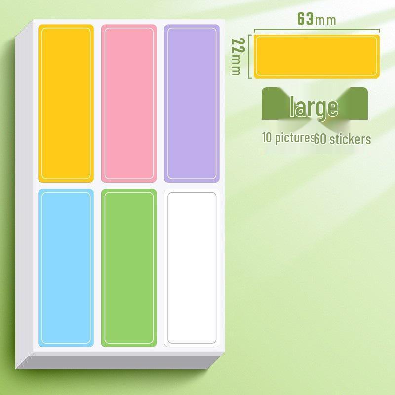 Transparent A4 Candy Color Multi-layer Folder & Binder for Students 20 Pages