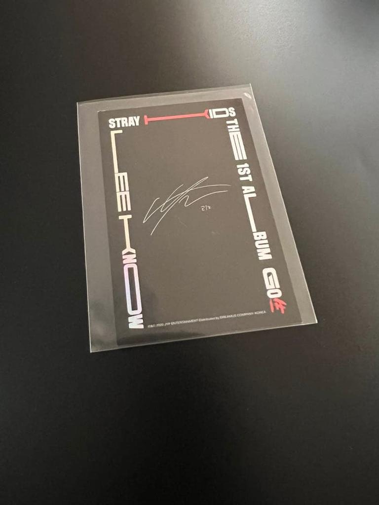 [USED] Stray Kids Rino Mino GO Live Korea Limited Edition Trading Card SKIZ