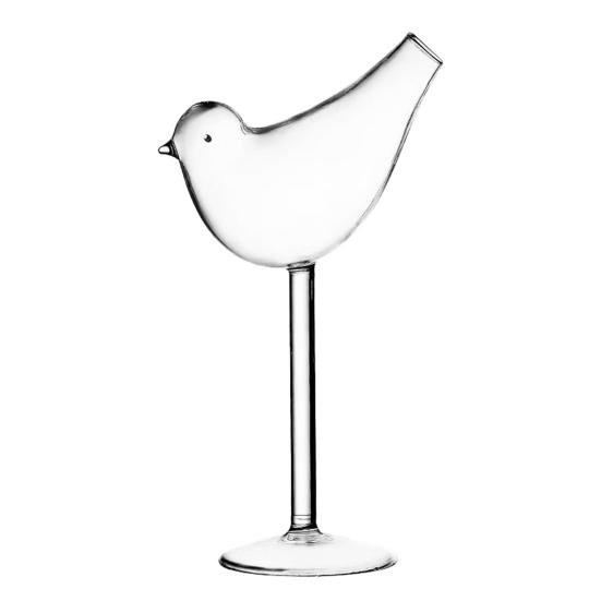 1/2Pcs 150ML Clear Bird Wine Champagne Cocktail Glass Whiskey 1pc