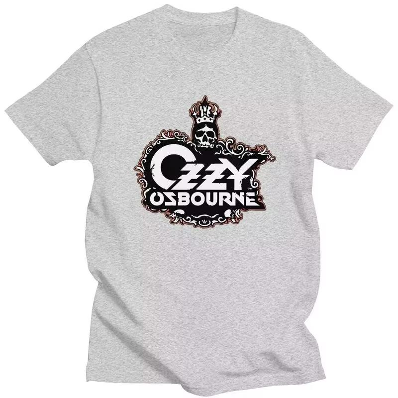 Ozzy Osbourne Glam Metal & Hard Rock Printed Short Sleeve Cotton for Men Fashion T-Shirt