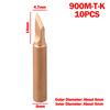 Copper Soldering Iron Tip 900M-T For SOJ/PLCC/SOP 33mm K Soldering Stations Welding For 936 937 938 969 8586 852D