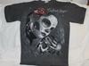 TAG DER TOTEN FRAU SCHÄDEL ROSE BLUME ENDLOSE LIEBE ANTHRAZIT GRAU T-Shirt