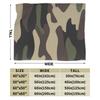 Green And Brown Camo Blanket Quality Warm Throw Blanket Winter Kids Adult Couch Chair Sofa Bed Print Bedspread