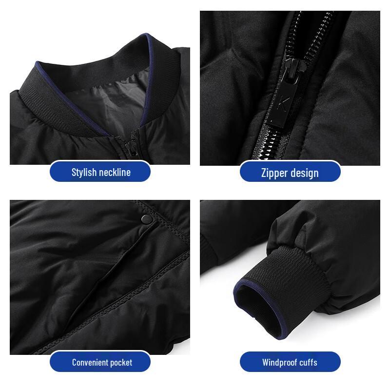 MaoRen Men's Versatile Thickened Winter Padded Jacket