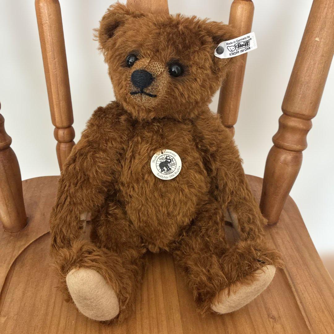 

[USED] Steiff Teddy Bear Replica 1906 32cm Made in Germany Antique
