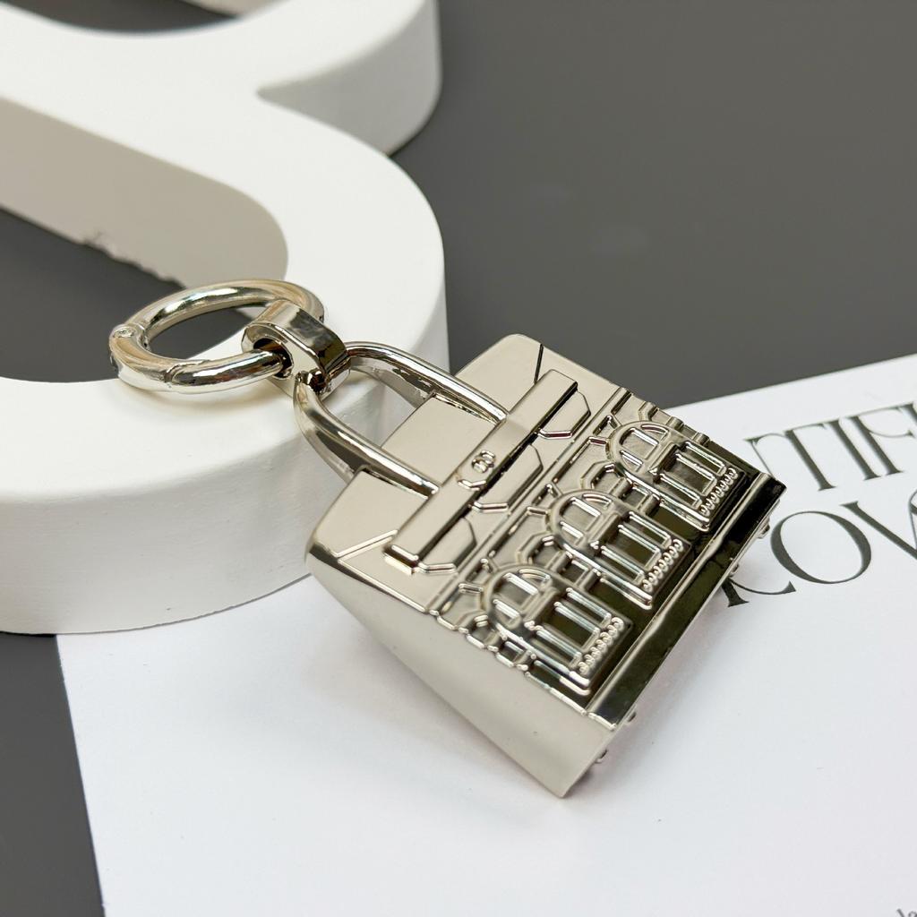 Nowy mini domek mała torba metalowa torba zawieszka biżuteria główka zamka zawieszka samochód zawieszka do samochodu brelok