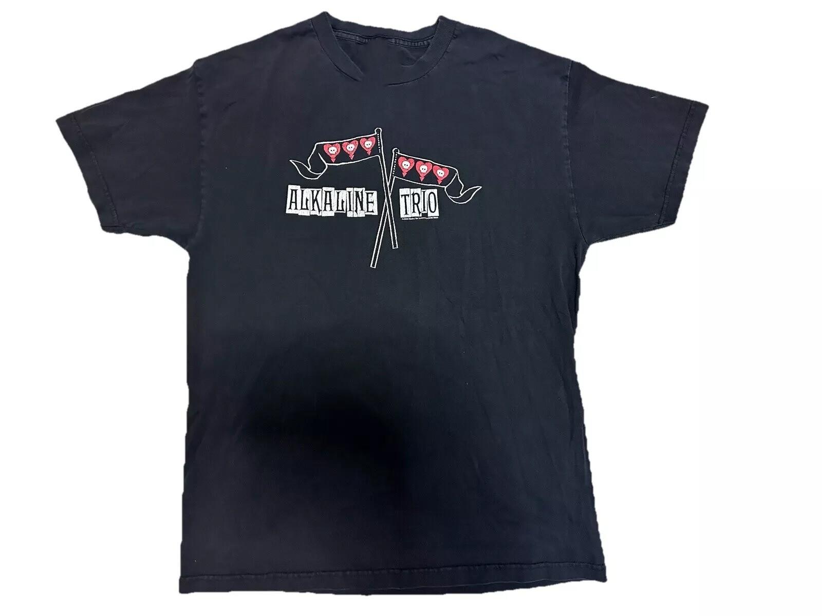 2005 Alkaline Trio Band Tour T Shirt Punk Rock 1SIDE REMAKE S разноцветный