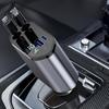 Висувний автомобільний зарядний пристрій 120 Вт 4 В 1 Кабель USB C для IPhone Huawei Шнур для швидкого заряджання Samsung Адаптер прикурювача PD QC3.0