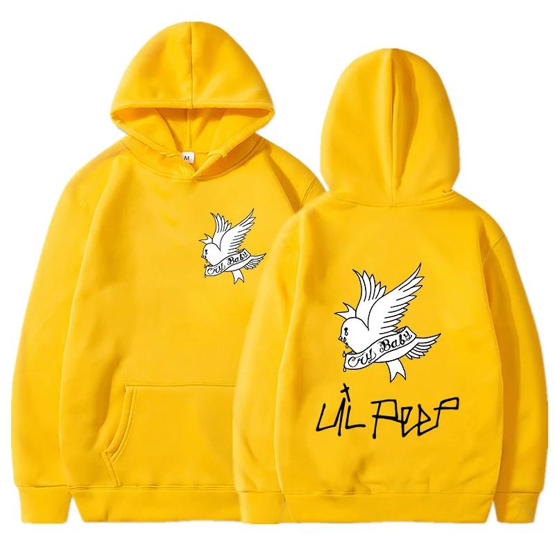 Nové Autunm Women Lil Peep Mikiny s potiskem Dámské Unisex Lil Love Streetwear Móda Ležérní Hip Hop Mikiny Oblečení