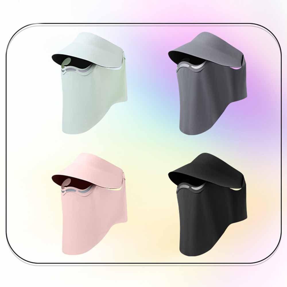 Magnetischer Sonnenhut mit breiter Krempe UV-Schutz Eis Seide Gesichtsabdeckung Vollgesichtsmaske Strandaktivitäten