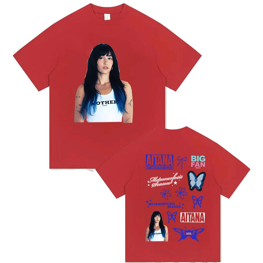 

Aitana Metamorfosis Season Tour 2025 T Shirts Unisex Womens High Quality Clothing Oversized TShirt Vintage Fashion Cotton T Shirt S