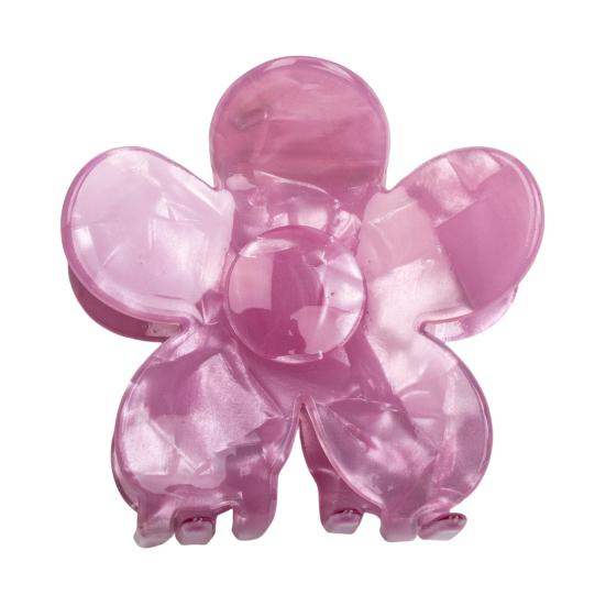 Hair Claw Flower Shape Back Head Shower Clip Lightweight Medium Size Shark Hair Claw Versatile Hair Accessory