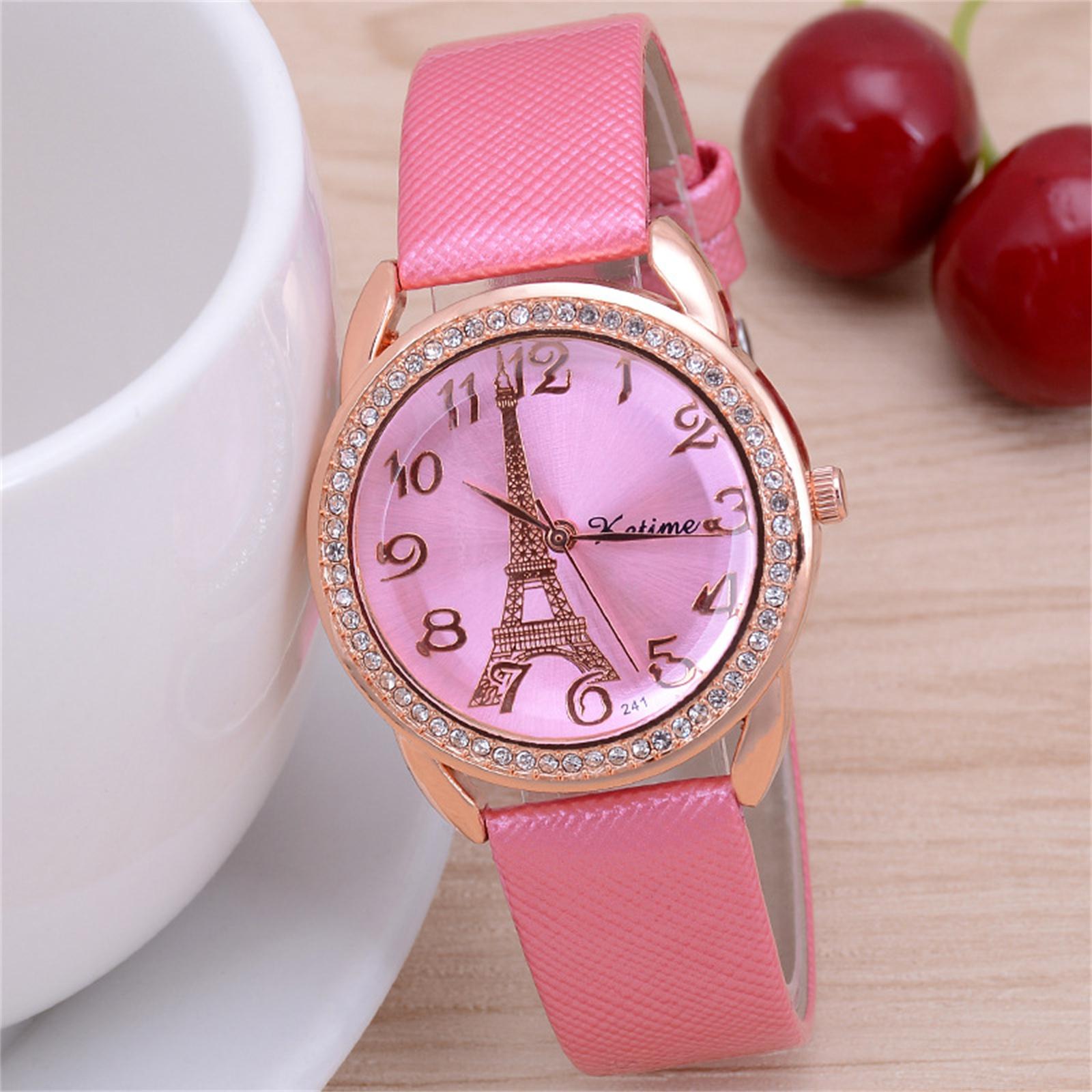 

Женские модные кожаные часы One Size