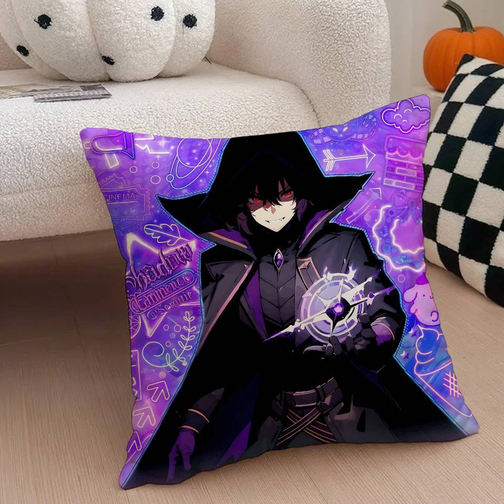The Eminence In Shadow Anime Pillow Case Anti-dustmite Pillowcase Invisible Zipper Silky Short Plush Sofa Cushion Cover