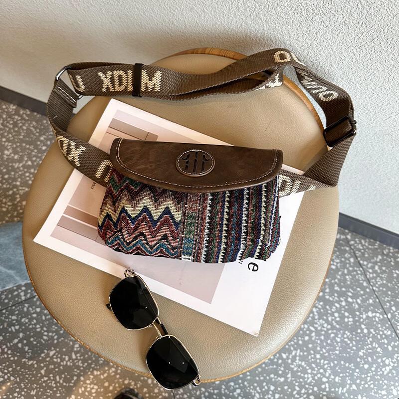 Kuxingzhe Sishao Vintage Canvas Crossbody Phone Bag One Size