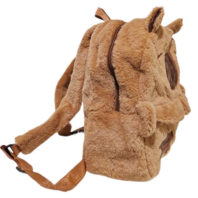 Adorable Capybara Plush Water Capybara Doll Kids Backpack Soft And Cute Cartoon Design