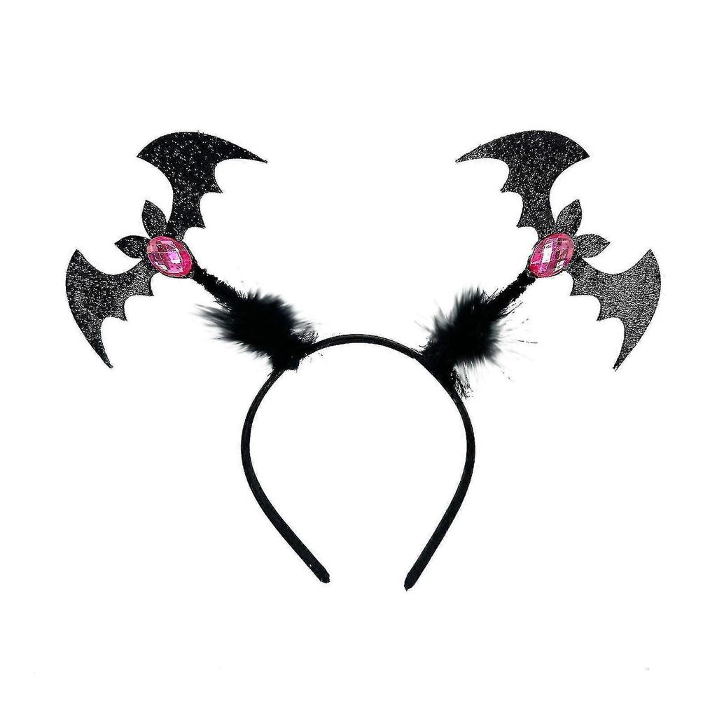 Halloween Headband Hair Accessories Party Bow Mesh Hair Clip Skull Web Witch Hair Clip