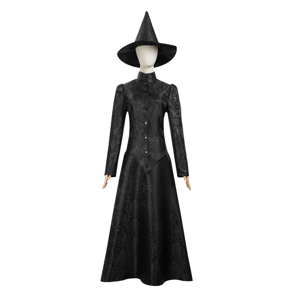 The evil witch Grinda cos Movie Costume: The Wicked Witch Elphaba cosplay Clothing