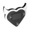 Double Power Source Car Window Light Solar and USB C Charging Heart Shape Decoration Suction Mount Ambiences Lighting
