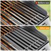 OUNONA BBQ Grill Removes Dirt and Burnt for Mesh and Iron for Gas Powerful Scrubber Brush, Brush, Food, Plate, Camping, BBQ, Cleaning, 4-Piece Set,