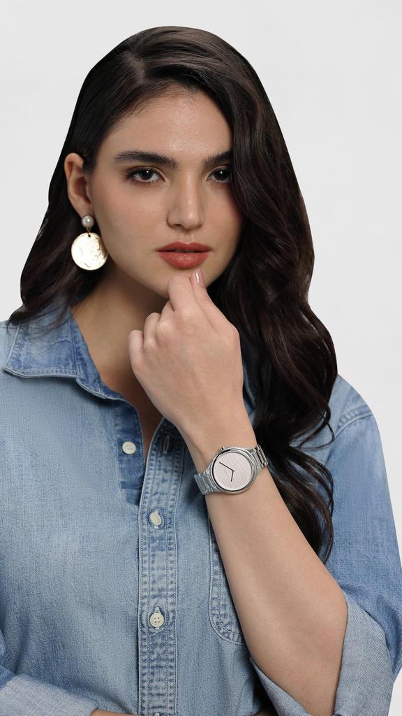 Calvin Klein DELIGHT 25100047 Silver Watch Women's