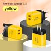 EU/US/UK 40W Charger Plug 2USB Quick Charge Adapter for iPhone/Xiaomi/Samsung