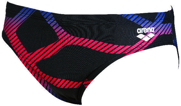 Arena Stroje Pływackie Men's Spider Brief Black Red 000058/504 D3