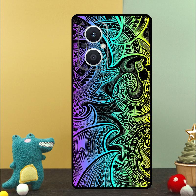 Traditional Hawaiian Island Pattern Case For OPPO Reno 15F 14F 11 12 13 F 14 10 15 Pro 7 8 Lite OPPO Find X5 X6 X8 X9 Pro Cover
