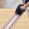 Track Saw Guide Rail, 1397 mm Cutting Range, Kit Includes 2 x 698.5 mm Aluminum Extruded Guide Rails and 1 Connector, Compatible with Makita, Festool