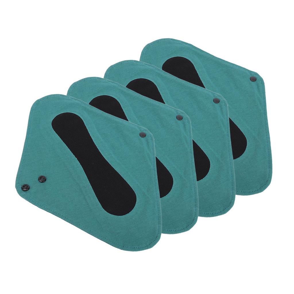 4pcs Reusable Panty Liners Washable Sanitary Pads Pure Cotton Reusable Menstrual Pads for Women