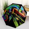 1pc Chameleon Colors Automatic Folding Umbrella, Lightweight Retractable Compact Travel Umbrella, 8-Rib Sturdy Frame, Fine Outdoor Umbrella055