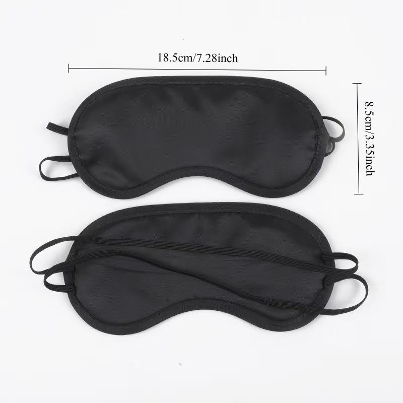 1pc Ultra-Comfortable Fitted Sleep Mask - Adjustable Strap, Soft Breathable Fabric, Lightweight Hypoallergenic, Ideal