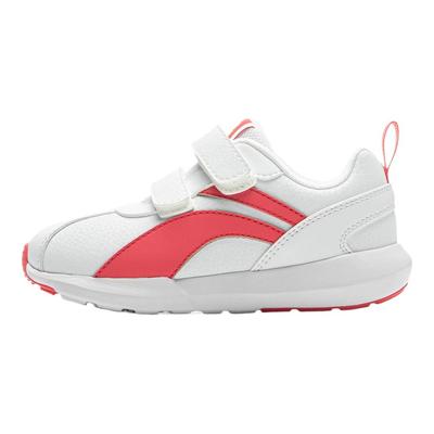 Li Ning Kinder Sport Lifestyle Synthetikleder Bequem Einfach Lässige Schuhe Kinder Sneaker Standard-Weiß Furong-Rot YKAP148-6