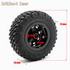 5mm Hex MN99S Rubber RC Wheels for MN98 MN82, WPL C24-1 B36 D12 C64 D74-1 Off Road Car Upgrade, High-Performance RC Tire
