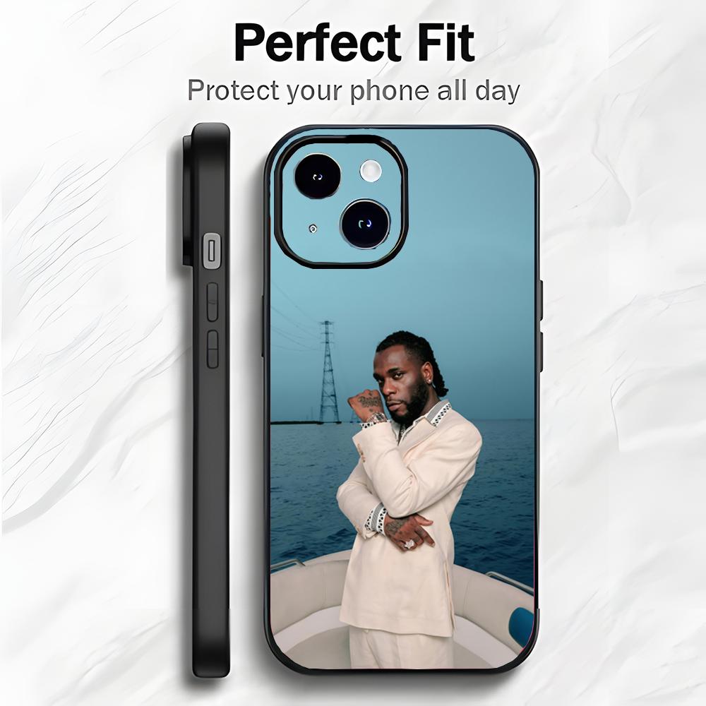 Afro-fusion Art B-Burna Boy alone album Phone Case Phone Case Soft Packaging Lightweight For iPhone17 16 15 14 13ProMax