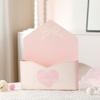 10 Pieces Folding Valentine Envelope Boxes Heart Pattern Flower Gift Box  Romantic Decorations