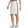 adidas Originals X Συνεργασία Χωρίς Τίτλο Φθινόπωρο/Χειμώνας 23 Μονόχρωμη Τρεις Ρίγες Χαμηλή Μέση Φερμουάρ Αθλητική Casual Φούστα Γυναικείες Φούστες Εκρού IN1076