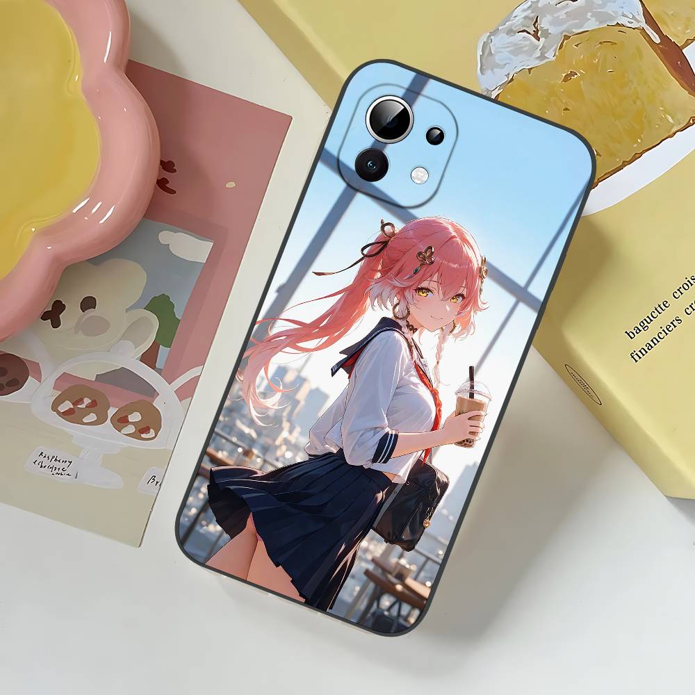 

Changli From Wuthering Waves Slim Black Shockproof Phone Case Fit For Xiaomi 12,11,12S Ultra & Redmi Note 11,10T,9,9A,8Pro,8T,5G RedmiNote10 5G