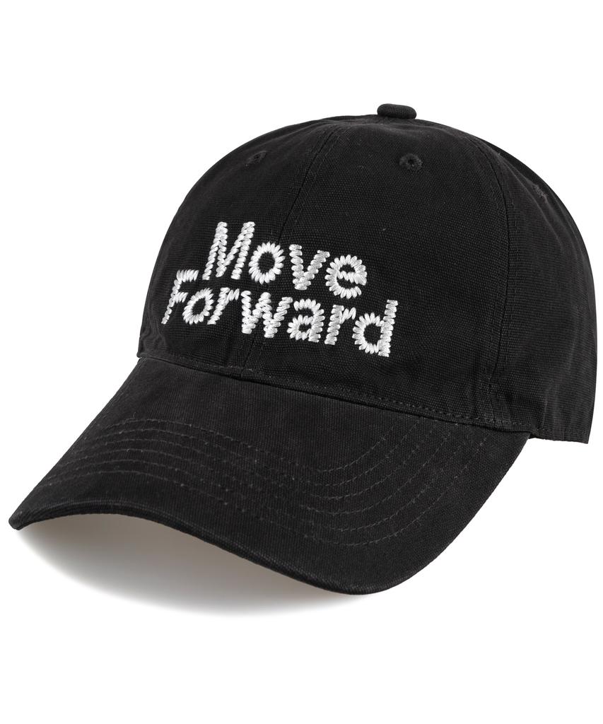 Wig Move Forward Canvas Ball Cap - Black