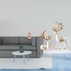 Elegant Mother And European Reindeer Figurine Collectible Sculpture Unique Tabletop Ornament for