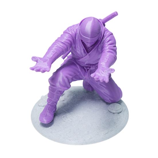 

Ninja Pen Holder for Desk Kneeling Ninja Samurai Pencil Holder 3D Printed Pen Holder Gift for Boys Students Office