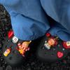 8PCS Fashion Shoe Charms Set Accessories Hole Shoe Buckle Cute Cartoon Animal Fruit DIY 3D Shoes Decorations Kids Party Gift